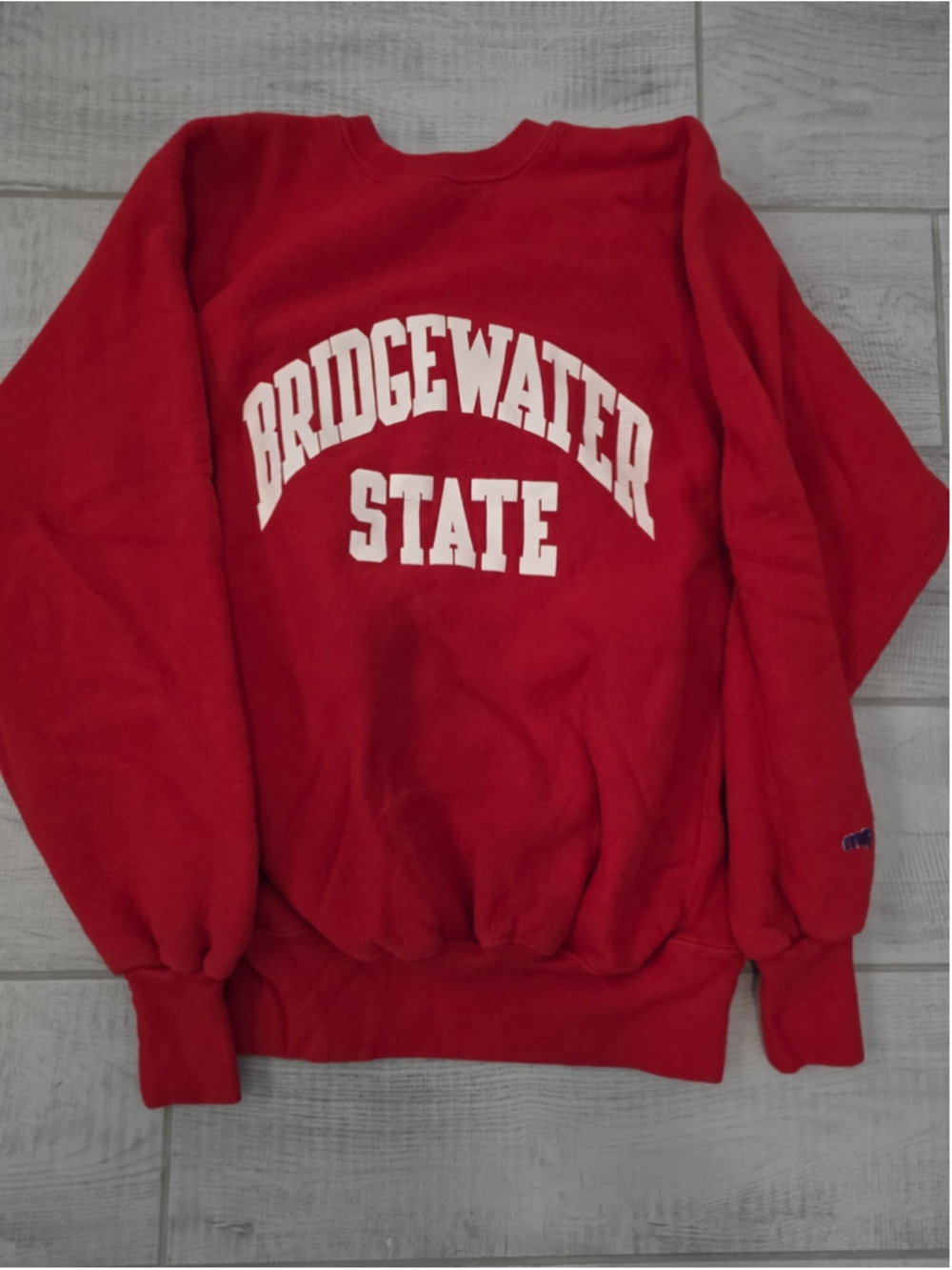 Vintage MVP Bridgewater State University Red Sweater Size Medium